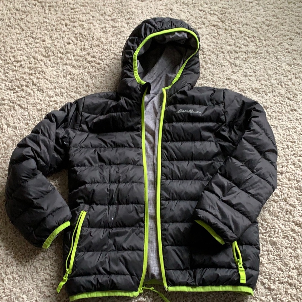 Boys reversible Eddie Bauer puffer jacket